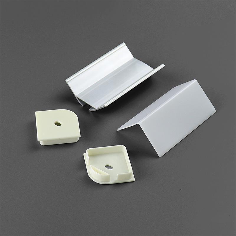 LED Hard Light Srectangular Linear Aluminum slot Shell is Used for Cabinet Light Kit