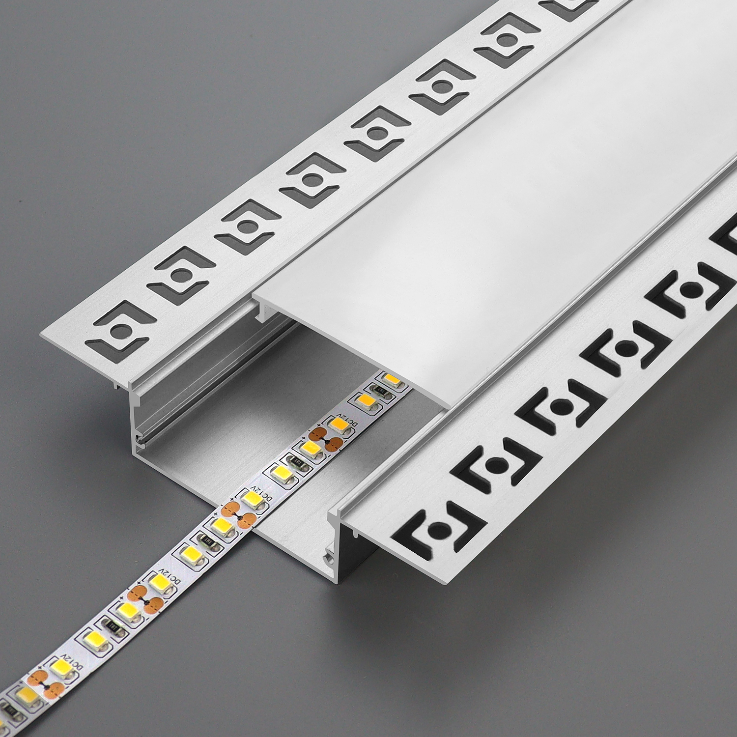 50 x 20 Recessed Aluminum Profile for LED Strips