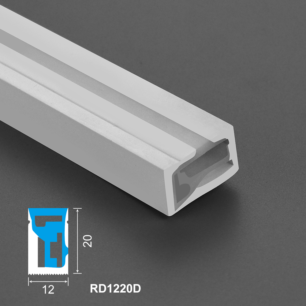 Flexible Silicone Embedded Linear Waterproof LED Light Tube RD-1220D