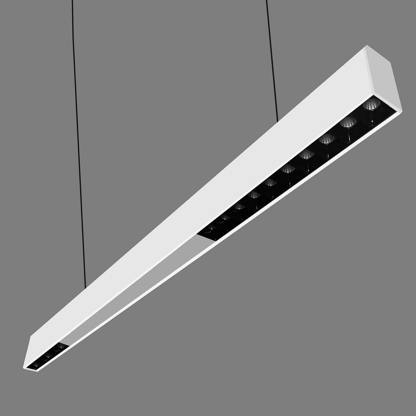 New Modern Office Anti Dizziness Bracket LED Grille Linear Combination Pendant Lamp