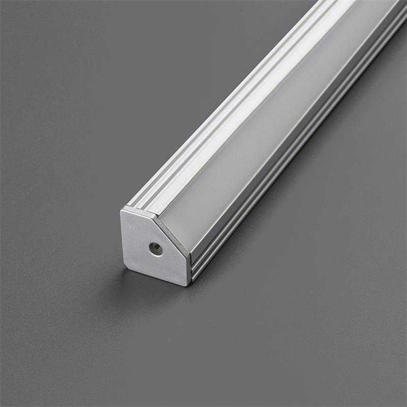 Custom Tapered LED Hard Light Strip Housing for Corner Office Lighting