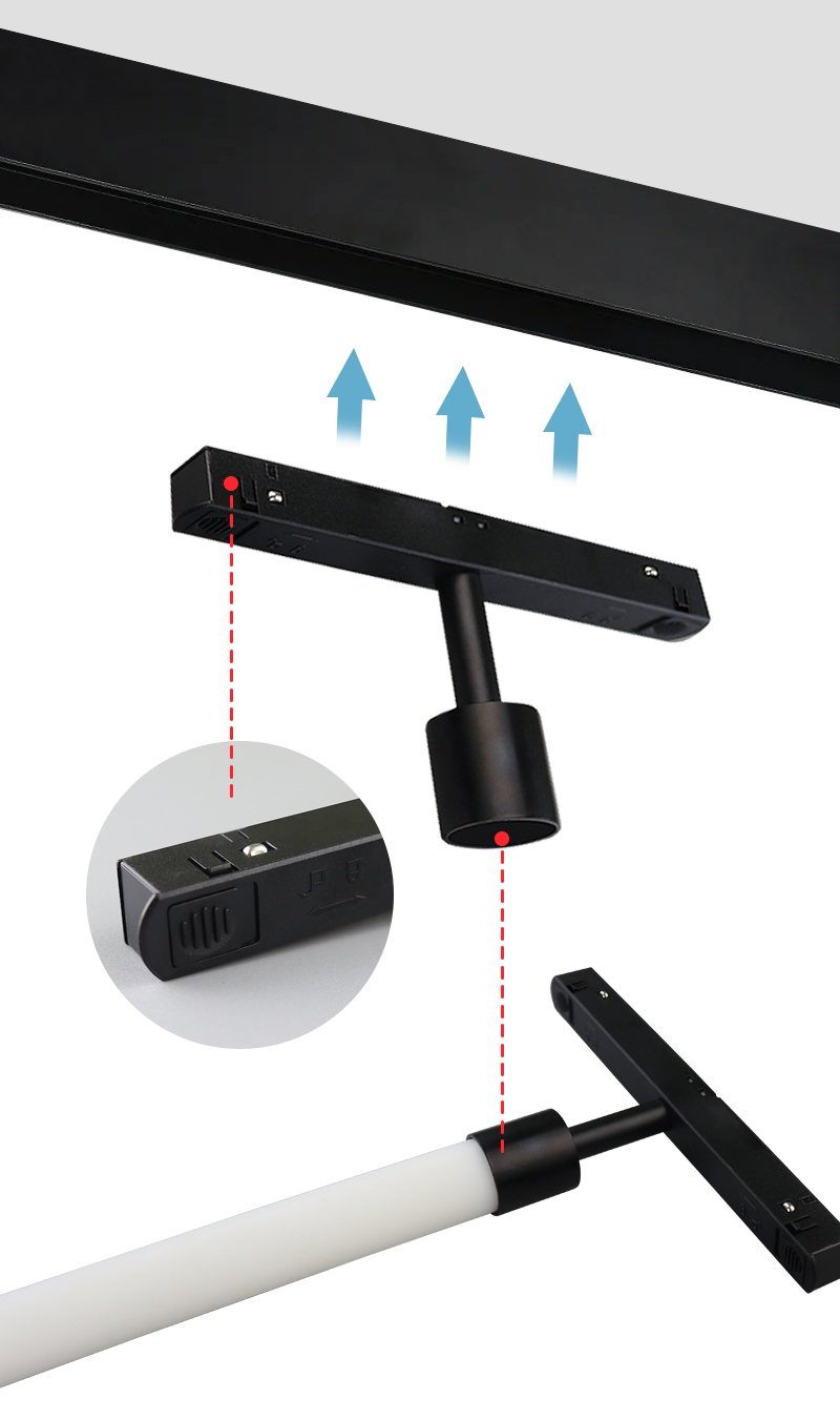 magnetic track light system