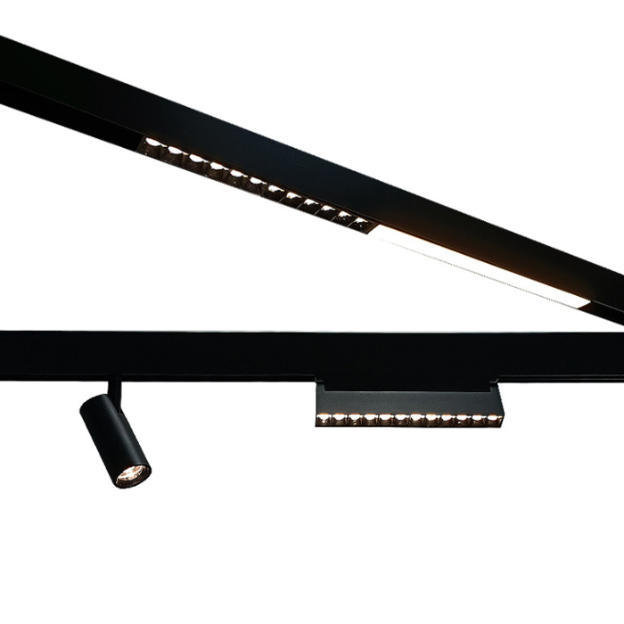 Ultra-Embedded Aluminum Track Lights Rail