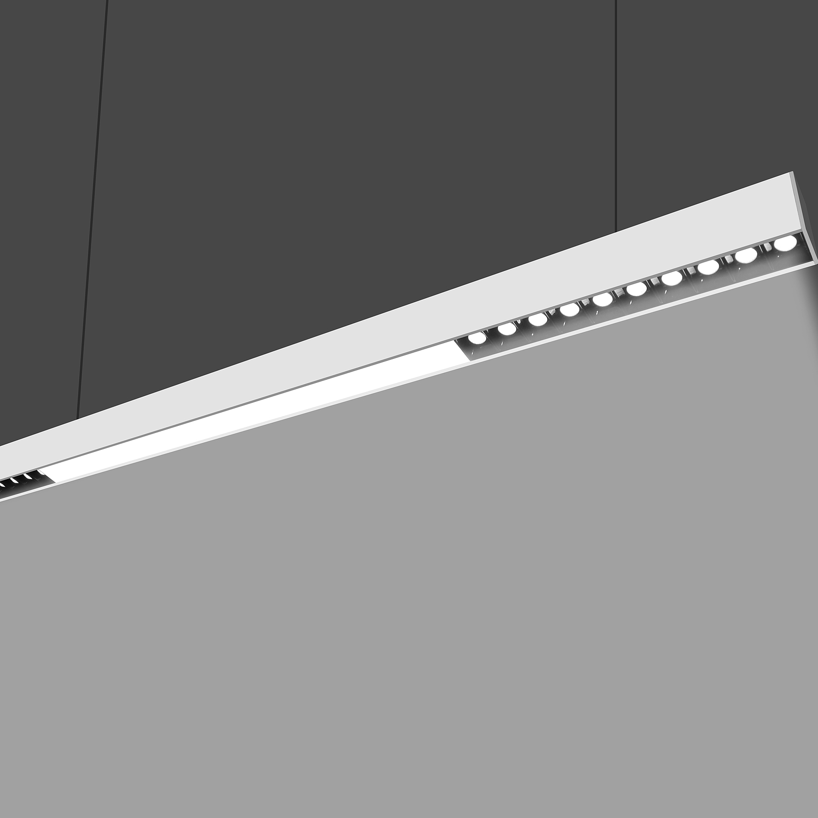 New Modern Office Anti Dizziness Bracket LED Grille Linear Combination Pendant Lamp