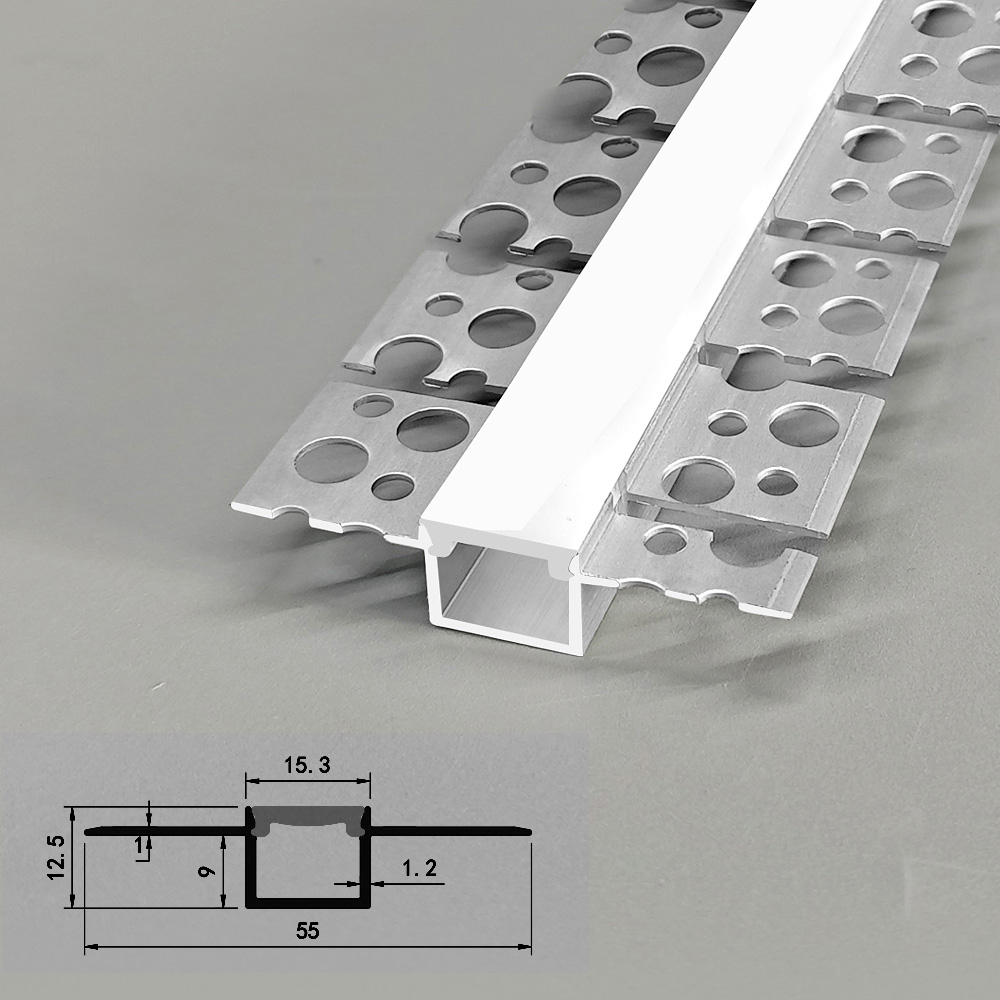 Flexible Aluminum Profile 55*15 for LED Strip
