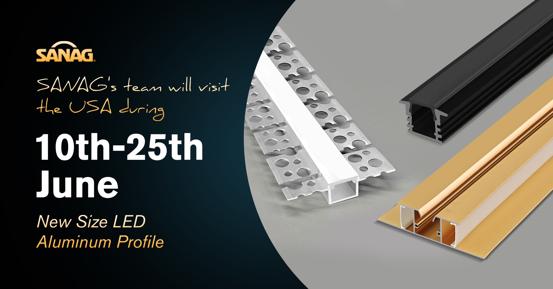 2025 new led aluminum profile