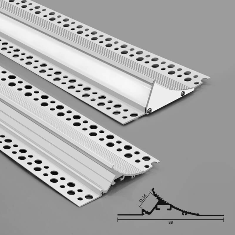 Wall Skirting Plaster LED Aluminum Profile