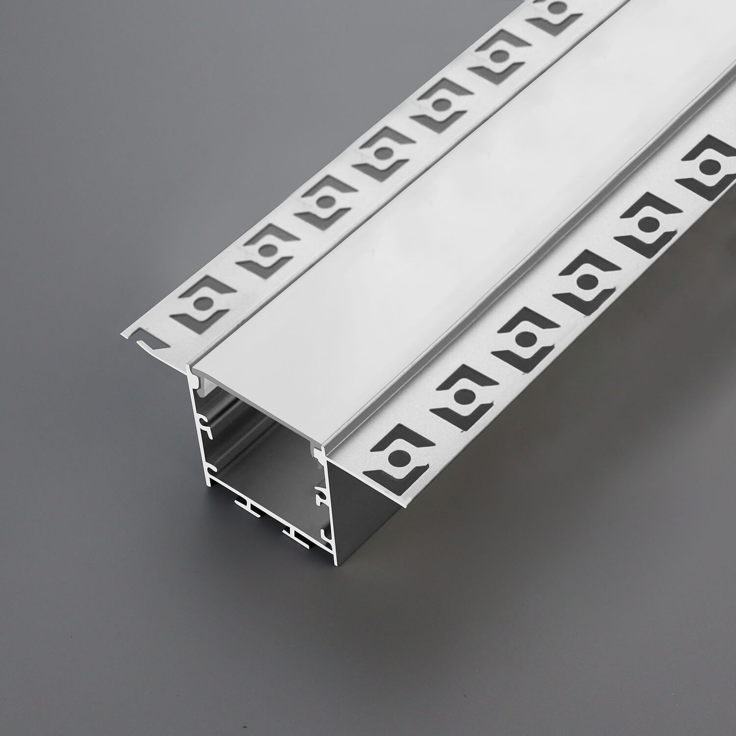 Suqare Recessed Plaster LED Aluminum Profile
