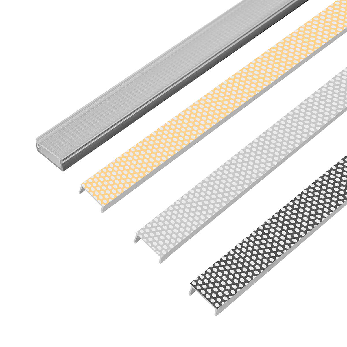 RD-17 LED Aluminum Profile with Anti Glare & Patterned PC Cover