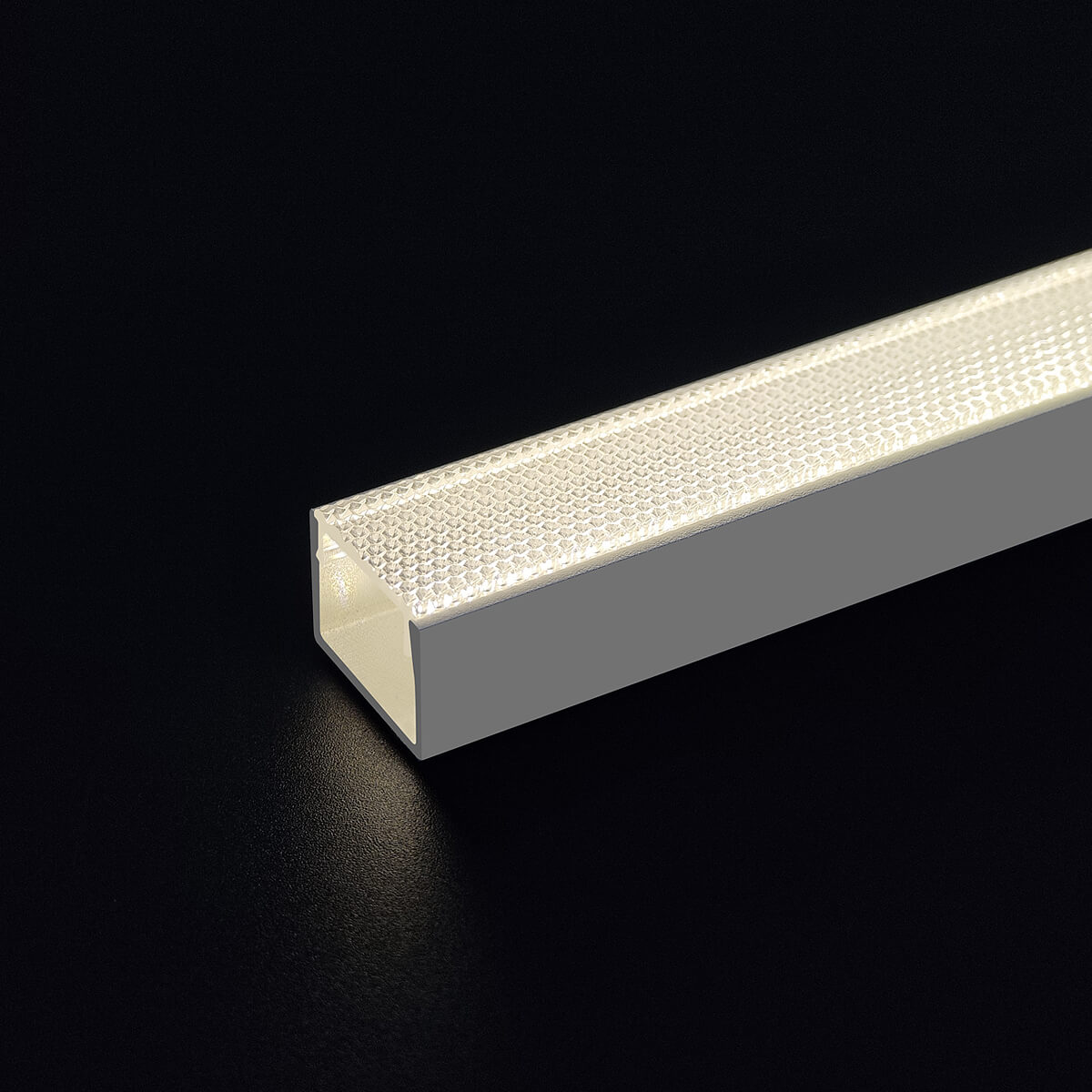 SANAG Anti-Glare LED Aluminum Profile with Textured PC Cover