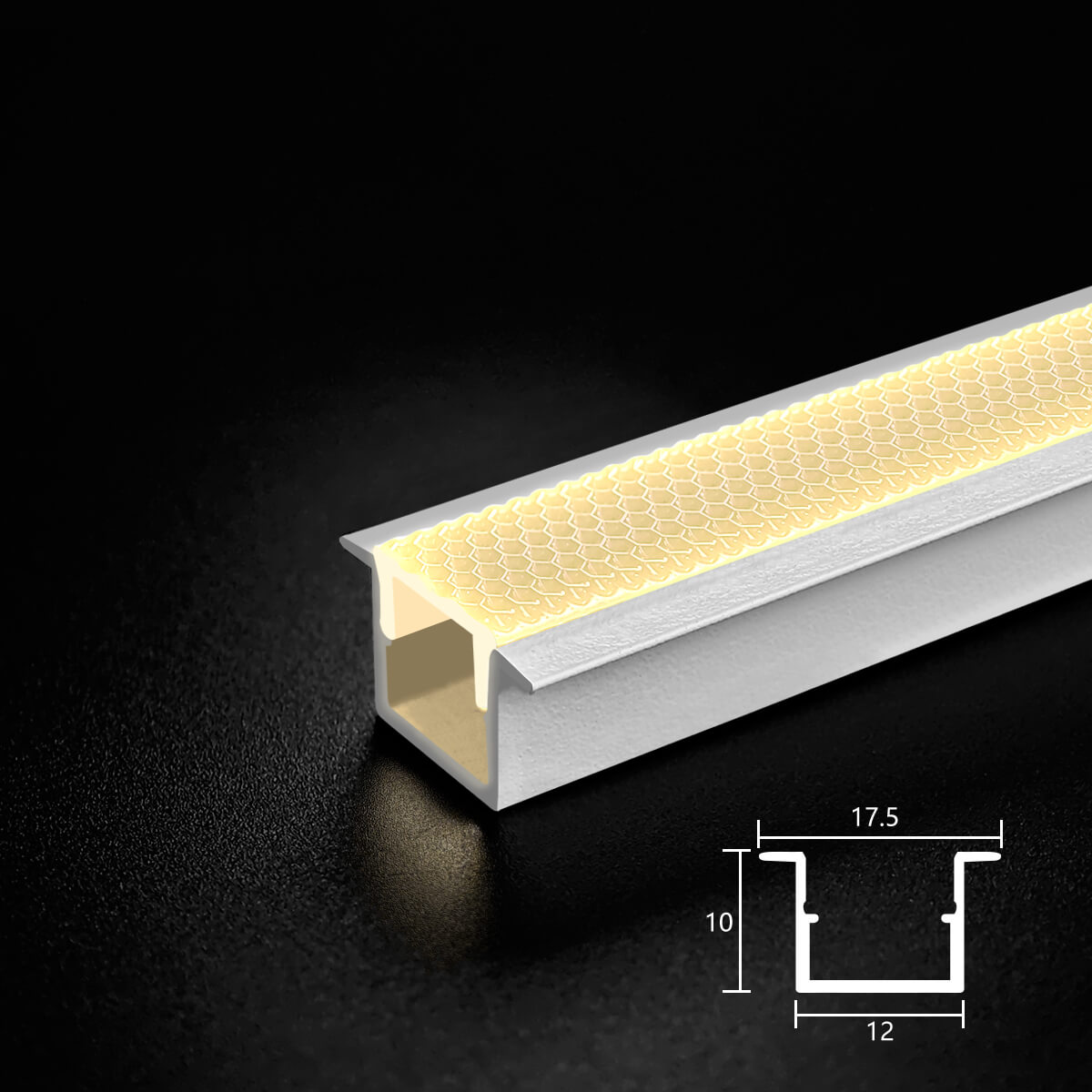 LED Profile for Ultra Uniform Light
