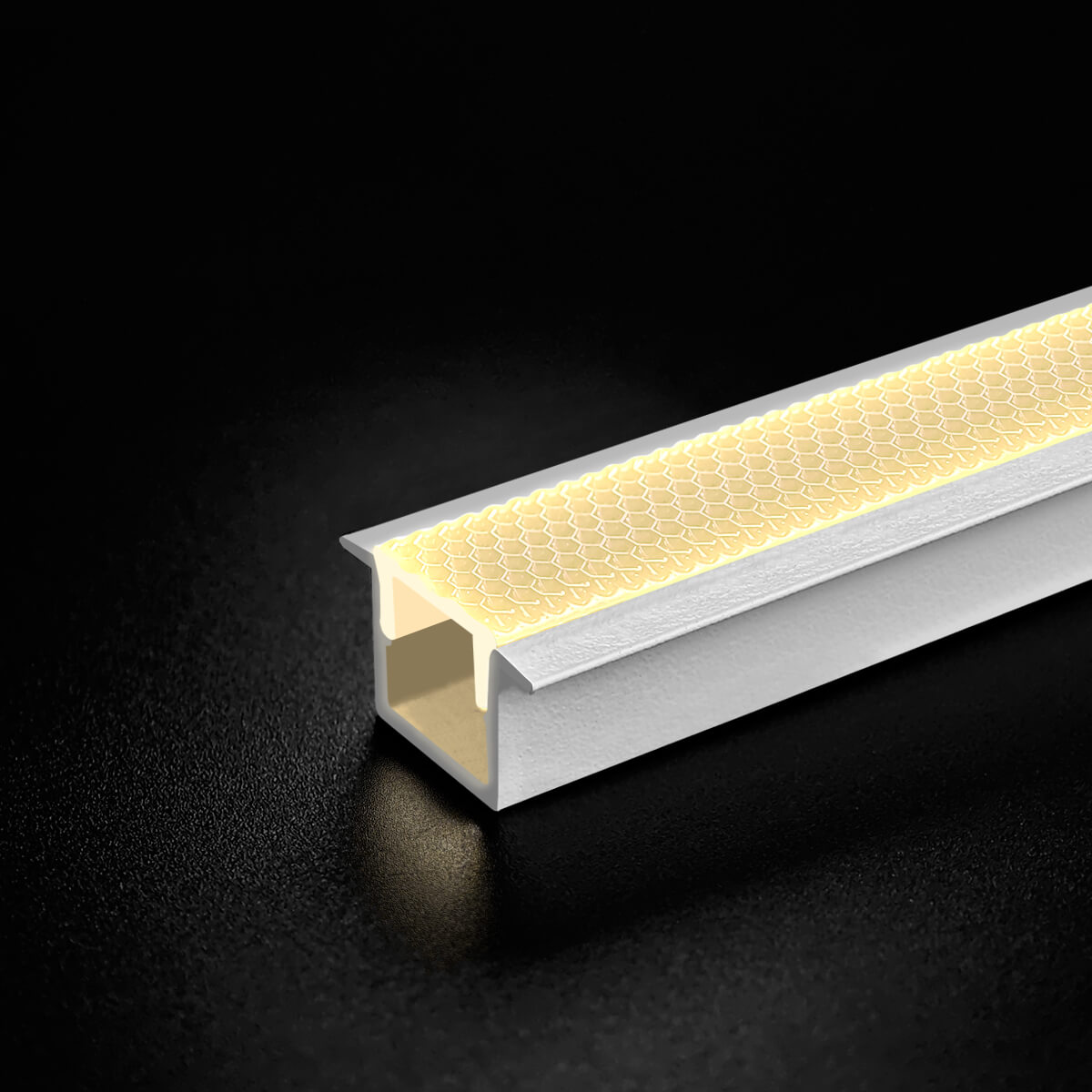 LED Profile for Ultra Uniform Light with Anti Glare PC Cover