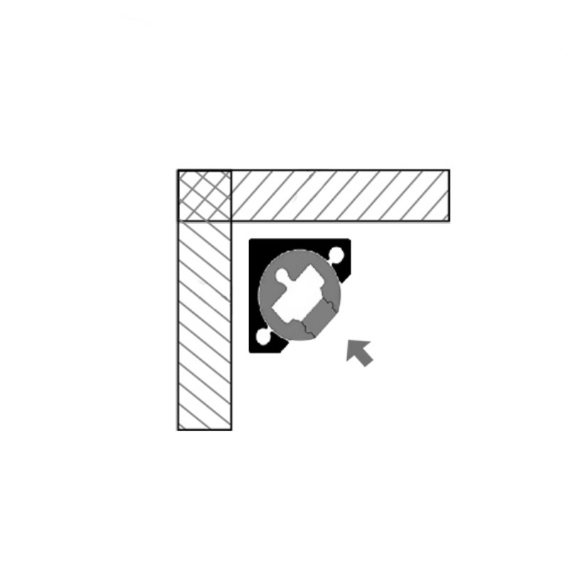RD-4512 Solder Free LED Profile Light Angle Adjustable