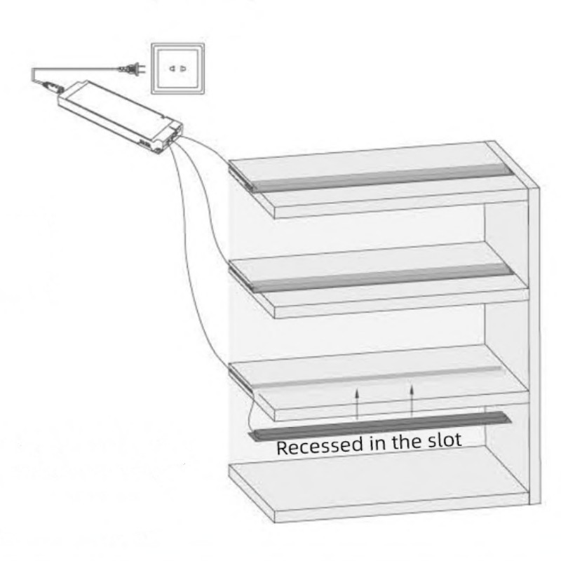RD-C0609 Length Customizable Solderless LED Profile Light