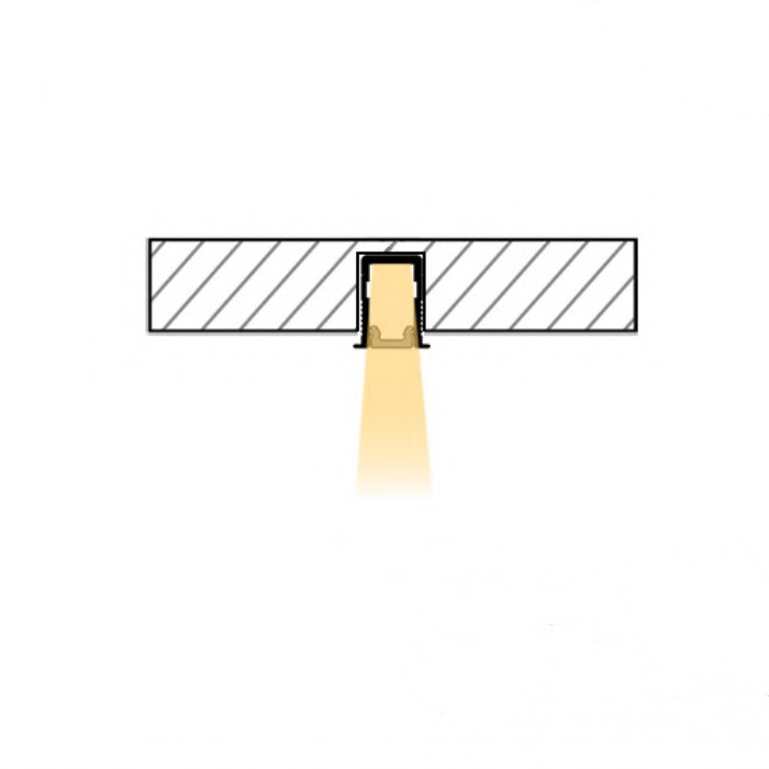 RD-C0609 Length Customizable Solderless LED Profile Light