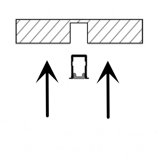 RD-C0609 Length Customizable Solderless LED Profile Light