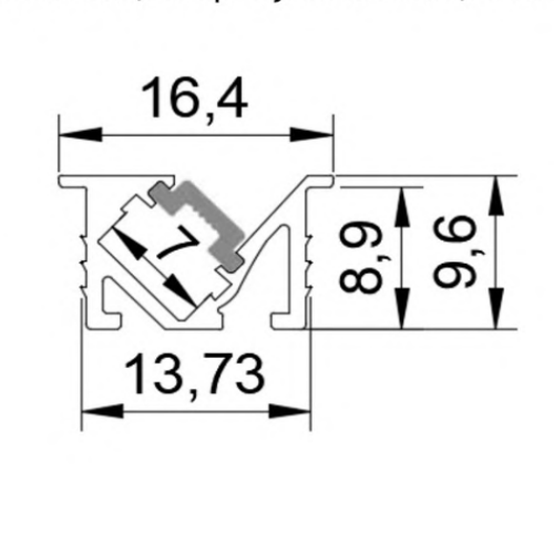 Home Furniture Lighting Fixture Solderless LED Profile Light