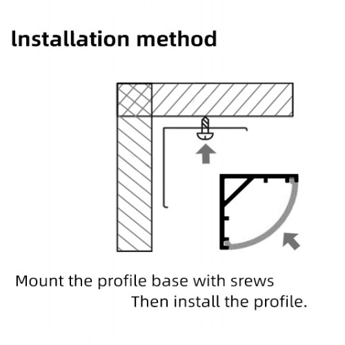 RD-C1313 Cabinet Corner LED Lighting Fixture