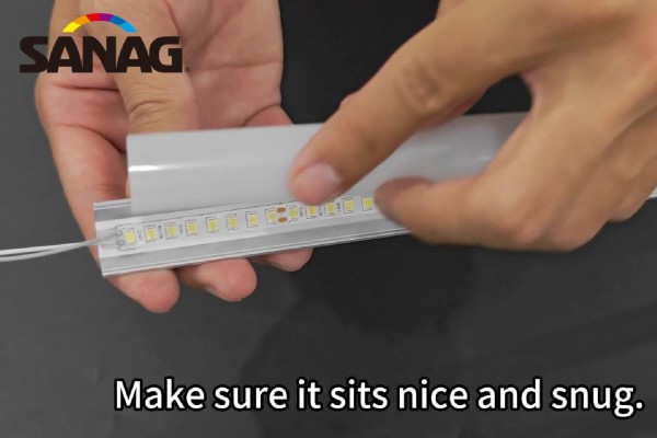 Assemble a V-Shaped LED Profile with LED Strip