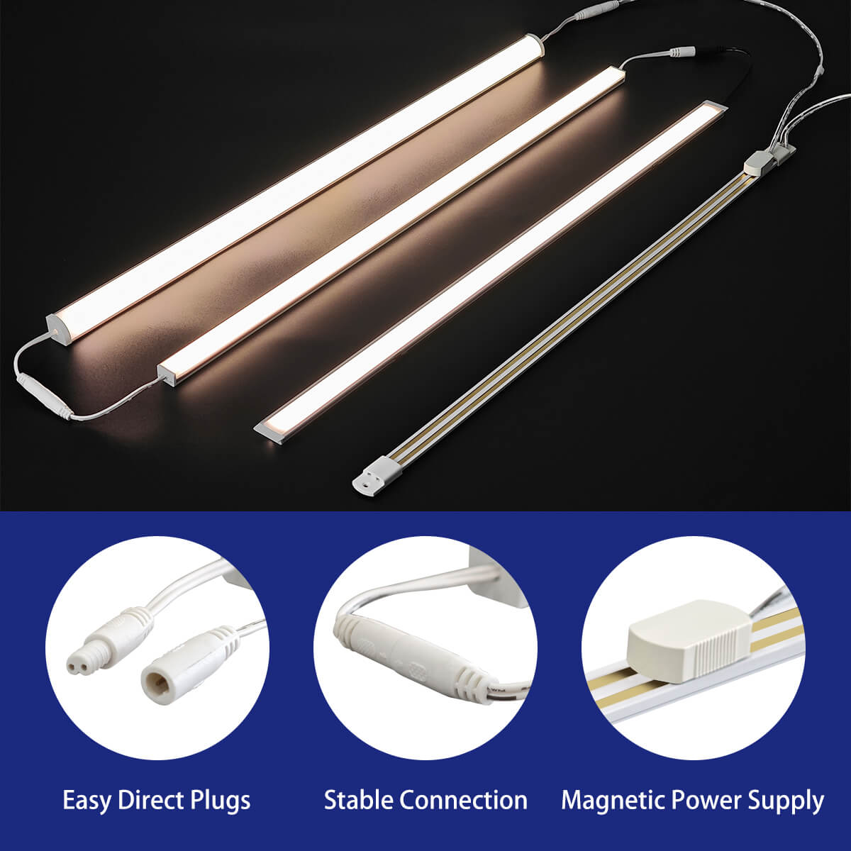 led track light for shelf lighting