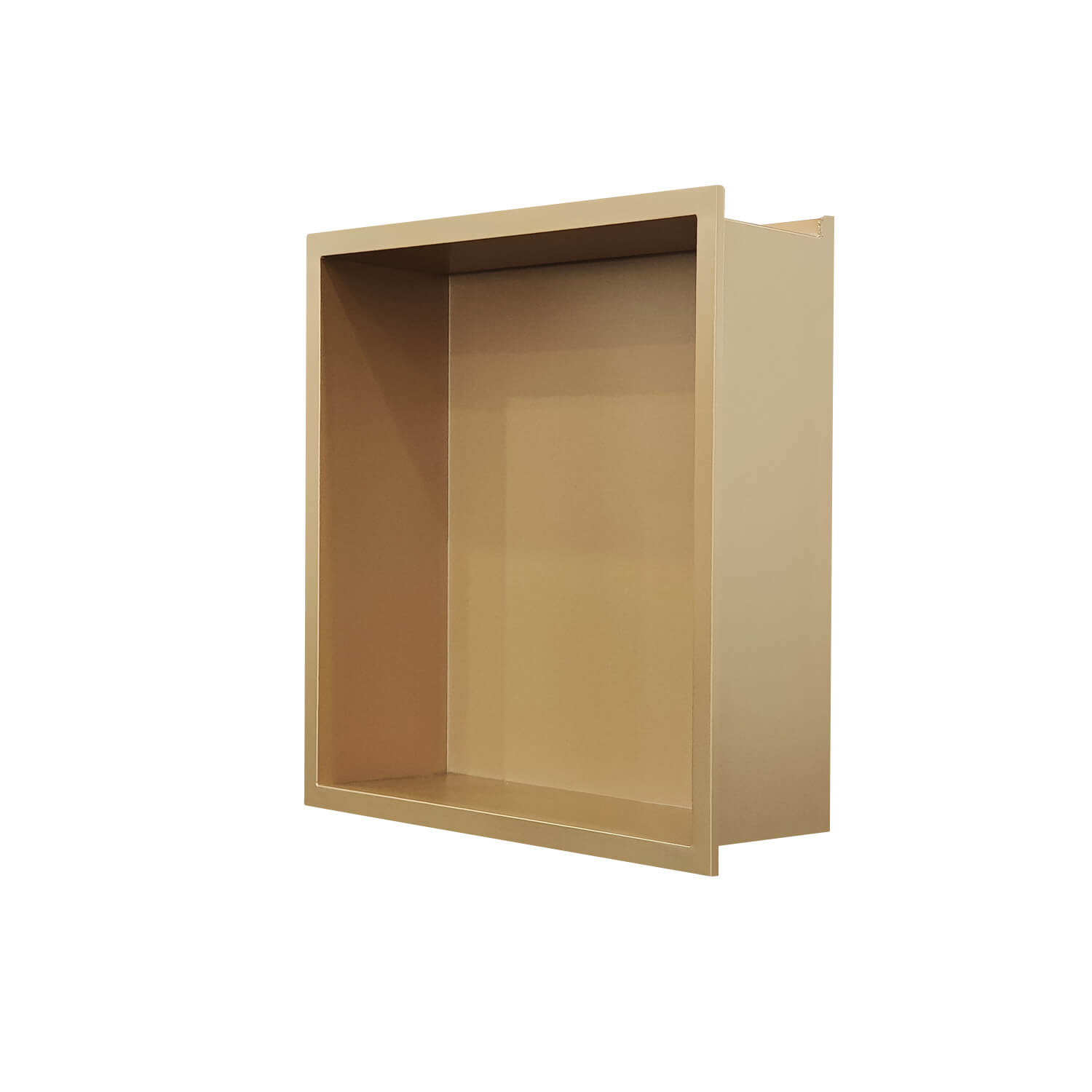 Golden Recessed LED Wall Niche