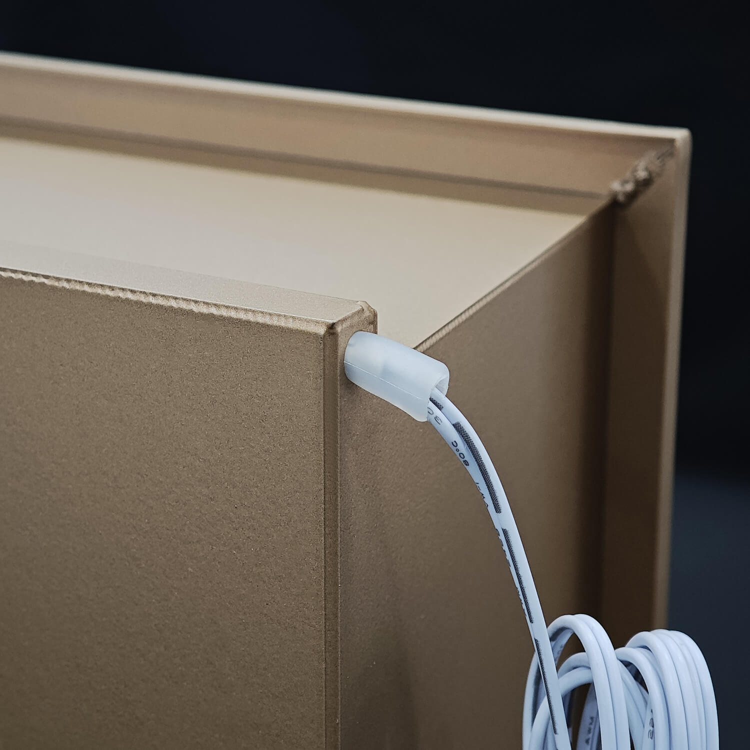 Golden Recessed LED Wall Niche