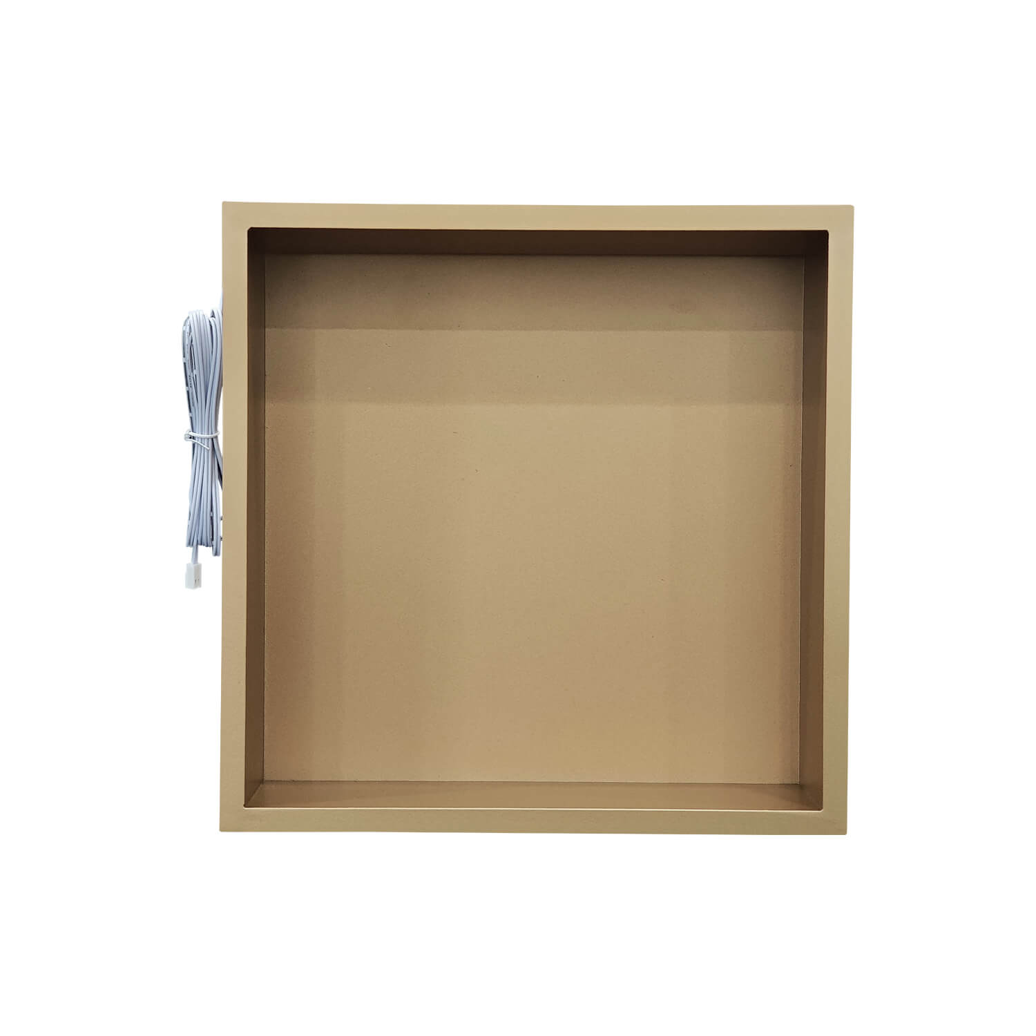 Golden Recessed LED Wall Niche