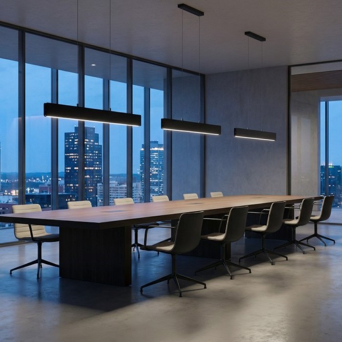 Suspended Linear LED Lighting: The Ideal Glare-Free Solution for Modern Office Spaces