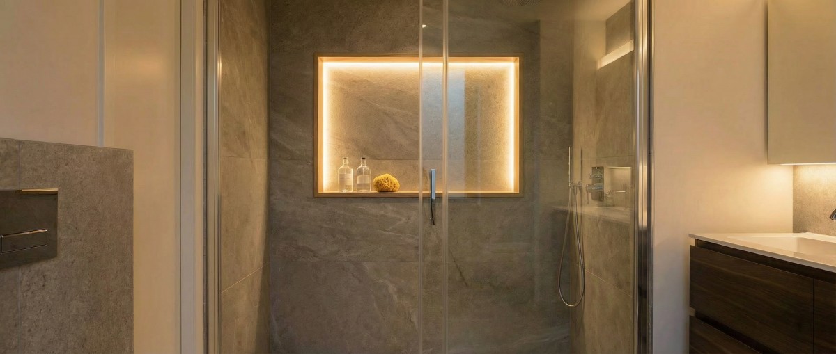 bathroom led niche