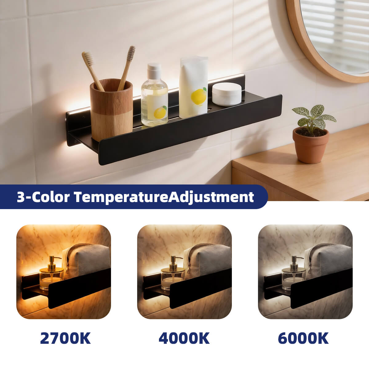 RD-WS04 LED Wall Shelf Unit