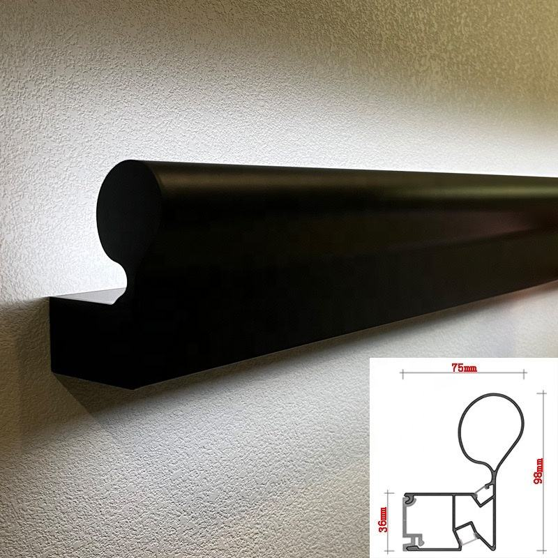 RD-SR-LED Stair Handrail Wall Light  Double Side Up & Down Glow  Aluminum Surface Mounted Long Wall Lamp for Villa Staircase Corridor-SANAG